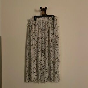 Floral Print Skirt